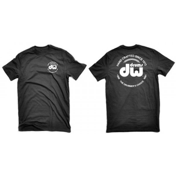 DW Black Heavy Cotton T-Shirt Short Sleeve XL